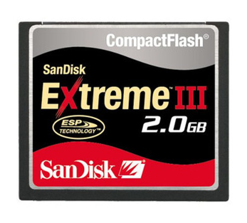 SDCFX3-002G-E21 | Sandisk | Extreme Iii 2Gb Compactflash (Cf) Memory Card