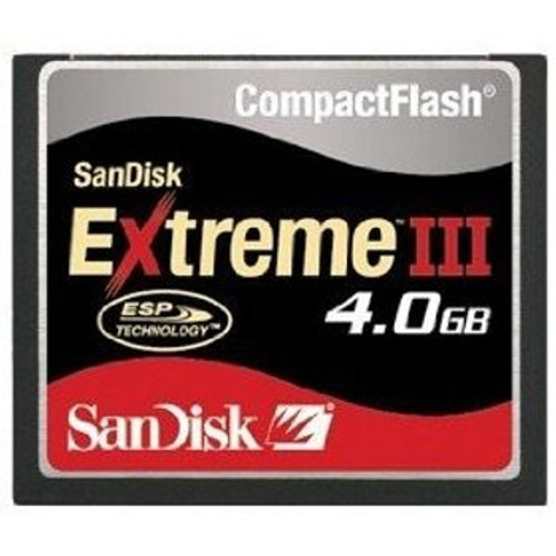 SDCFX3-004G | Sandisk | Extreme Iii 4Gb Compactflash (Cf) Memory Card