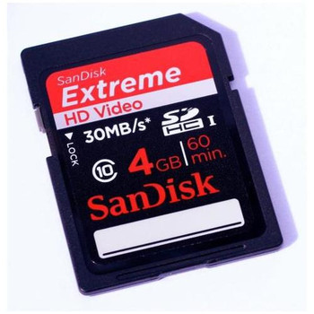 SDSDX-004G | Sandisk | Extreme 4Gb Class 10 Secure Digital High Capacity (Sdhc) Flash Memory Card