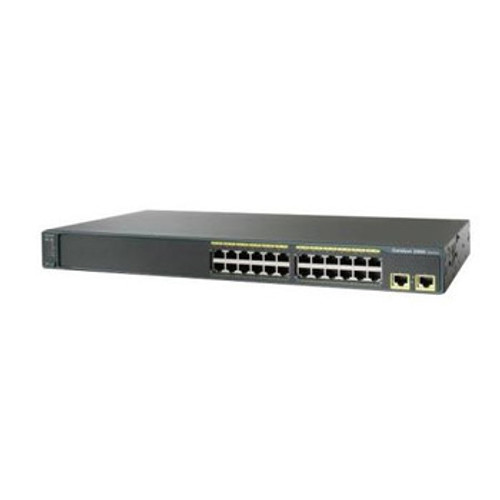 WS-C2960-24TT-L | CISCO | Catalyst 2960 24-Ports 10Base-T Manageable Layer2 Ethernet Switch With 2X 10/100/1000-Tx Gigabit Ethernet Uplink Ports (Refurbis