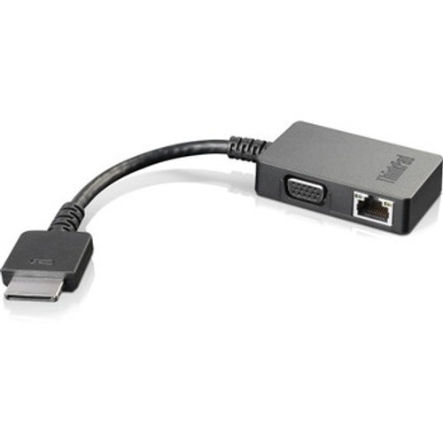 4X90J31060 | Lenovo | Thinkpad Onelink+ To Vga/Rj45 Adapter Rj-45/Vga For Network Device Video Device 1 X Hd-15 Vga 1 X Rj-45 Network 4X90J31060 | Lenovo | Thinkpad Onelink+ To Vga/Rj45 Adapter Rj-45/Vga For Network Device Video Device 1 X Hd-15 Vga 1 X Rj-45 Network