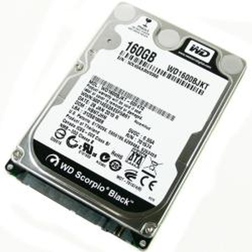 WD1600BJKT | Western Digital | Scorpio Black 160Gb 7200Rpm Sata 3Gbps 16Mb Cache 2.5-Inch Internal Hard Drive