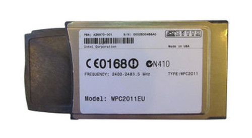A26496-00 | Intel | Wpc2011Eu 2.4Ghz 11Mb/S Wireless Lan Card A26496-00 | Intel | Wpc2011Eu 2.4Ghz 11Mb/S Wireless Lan Card