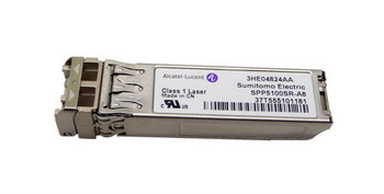 3HE04824AA | Alcatel Lucent | 10Gbps 10GBASE-SR LC Connector SFP+ Transceiver Module