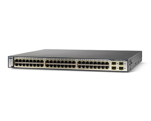 WS-C3750G-48TS-S | CISCO | Catalyst 3750G 48 Port 10/100/1000T +4 Sfp (Empty) Switch