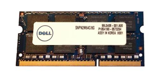 SNPN2M64C | Dell | 8Gb Pc3-12800 Ddr3-1600Mhz Non-Ecc Unbuffered Cl11 204-Pin Sodimm 1.35V Low Voltage Dual Rank Memory Module