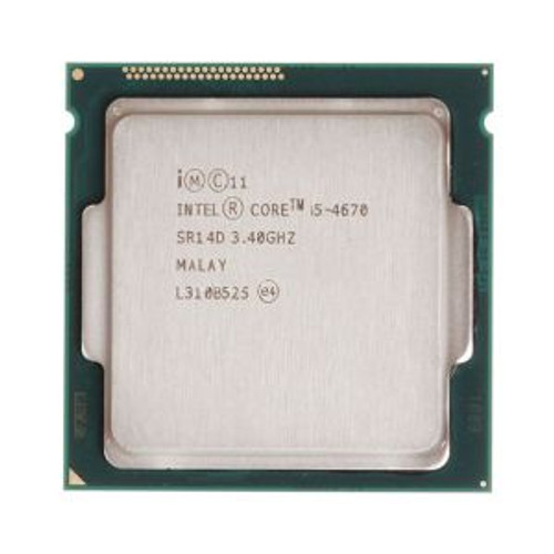 CM8064601464706 | Intel | Core I5-4670 Quad Core 3.40Ghz 5.00Gt/S Dmi2 6Mb L3 Cache Socket Lga1150 Desktop Processor CM8064601464706 | Intel | Core I5-4670 Quad Core 3.40Ghz 5.00Gt/S Dmi2 6Mb L3 Cache Socket Lga1150 Desktop Processor