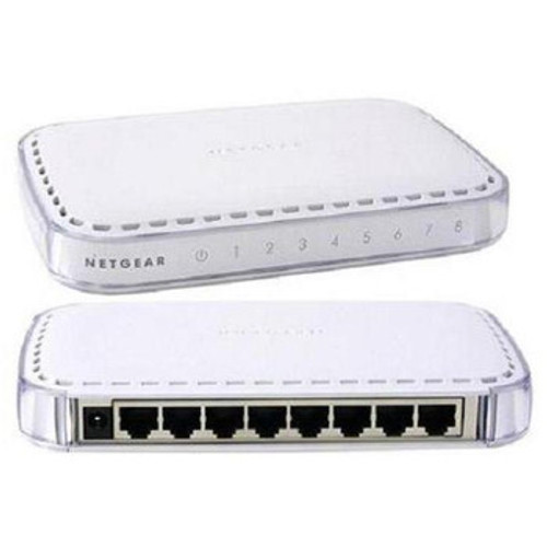 GS608 | NETGEAR | Prosafe 8-Ports Rj-45 10/100/1000Mbps Fast Ethernet Switch With Auto Uplink