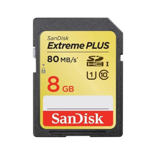 SDSDXS008GA46 | Sandisk | Extreme Plus 8Gb Class 10 Sdhc Uhs-I Flash Memory Card SDSDXS008GA46 | Sandisk | Extreme Plus 8Gb Class 10 Sdhc Uhs-I Flash Memory Card