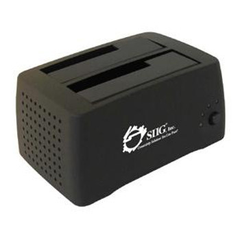 SC-SA0412-S1 | SIIG | Cool Dual Sata To Usb 2.0 Docking StATIon Storage Enclosure 3.5 1/3H Hot-Swappable External"