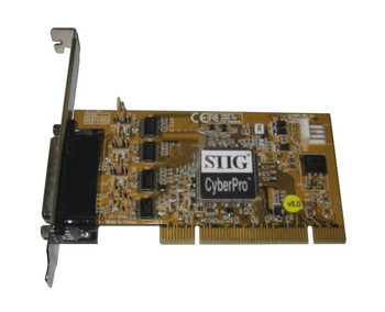 JJ-P04621 | SIIG | Io1876 Quartet Serial 550 Pci Adapter 4 X Db-9 Rs-232 Serial Plug-In Card Db-9 Fan-Out Cable Oem