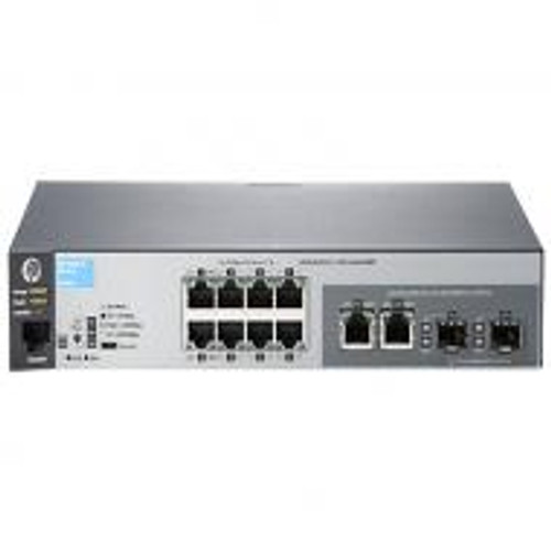 J9783A | Hp | 2530-8 8-Ports 10/100Base-T With 2 Combo Gigabit Sfp Ports Managed Fast Ethernet Rackmountable Switch