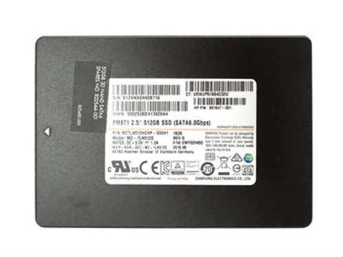 2VC58AV | HP | 256Gb Tlc Sata 6Gbps 2.5-Inch Internal Solid State Drive (Ssd) With Caddy
