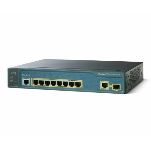 WS-C3560-8PC-S | Cisco | Catalyst 3560 8-Ports 10/100 Managed Ethernet Switch (Refurbished)