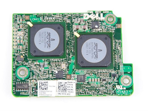 06JRC | DELL | BROADCOM 5709 Pci-Express X4 Quad-Port Network Card Adapter