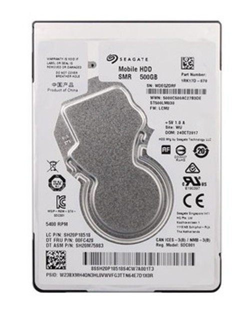 01FR401 | LENOVO | 500Gb 5400Rpm Sata 6Gbps 128Mb Cache (512E) 2.5-Inch Internal Hard Drive