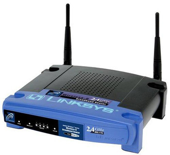 BEFW11S4 | Linksys | 2.4GHz 4-Port 10/100Base-T 802.11b Wireless-B Broadband Router