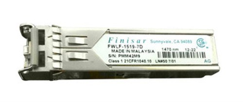 FWLF-1519-7D-29 | FINISAR | 1.25Gbps 1000Base-Zx Cwdm Single-Mode Fiber 80Km 1470Nm Duplex Lc ConNECtor Sfp Transceiver Module