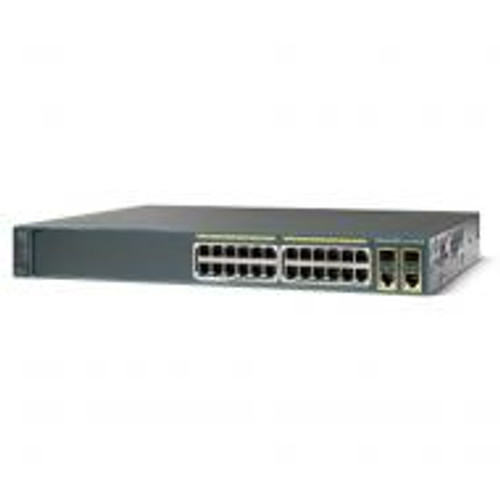 WS-C2960-24PC-L | Cisco | Catalyst 2960 24-Port 24 x 10/100 Rackmountable Switch