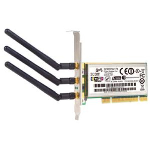 3CRPCIN175 | 3COM | Wireless 11N Pci Adapter Pci 54Mbps
