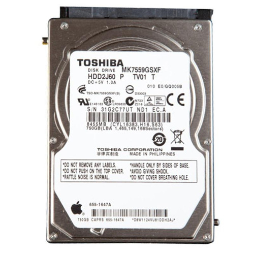 MK7559GSXF | Toshiba | 750Gb 5400Rpm Sata 3Gbps 8Mb Cache 2.5-Inch Internal Hard Drive