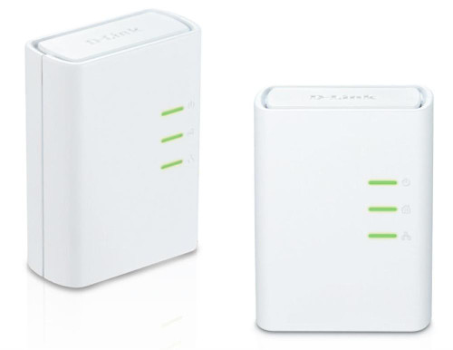 DHP-309AV | D LINK |D-LINK Powerline Av500 Single-Port Rj-45 500Mbps 10Base-T/100Base-Tx Fast Ethernet Wall Pluggable Mini Adapter Starter Kit (2-Pack)
