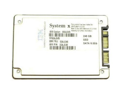 00AJ045 | IBM | 240Gb Mlc Sata 6Gbps Enterprise Value 1.8-Inch Internal Solid State Drive (Ssd)