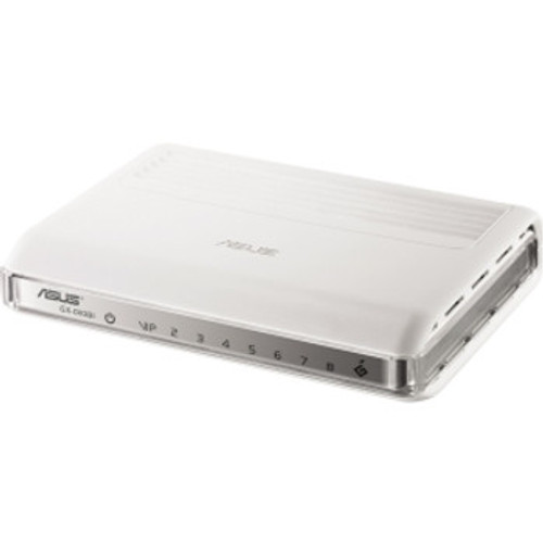GX-D1081/V2/G/UL/USA | ASUS | 8-Ports Rj-45 1Gbps 10/100/1000Base-T Gigabit Ethernet Power-Saving Switch