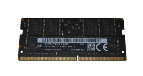 MTA16ATF2G64HZ-2G3B1 | Micron | 16Gb Pc4-19200 Ddr4-2400Mhz Non-Ecc Unbuffered Cl17 260-Pin Sodimm 1.2V Dual Rank Memory Module MTA16ATF2G64HZ-2G3B1 | Micron | 16Gb Pc4-19200 Ddr4-2400Mhz Non-Ecc Unbuffered Cl17 260-Pin Sodimm 1.2V Dual Rank Memory Module