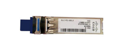 GLC-GE-100LX | CISCO | 100Mbps 100Base-Lx Single-Mode Fiber 10Km 1310Nm Lc ConNECtor Sfp Transceiver Module