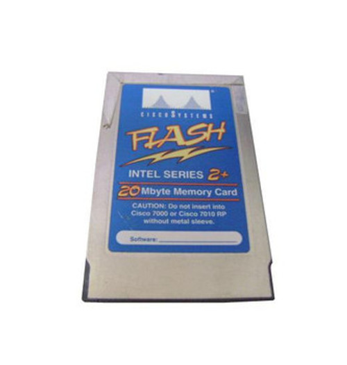 MEM-RSP-FLC20M-RF | CISCO | 20Mb Type 1 Pcmcia Linear Flash Memory Card For 7000 / 7500 Rsp1/Rsp2 Series