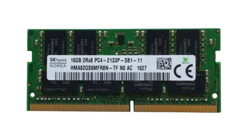 HMA82GS6MFR8N-TF | Hynix | 16Gb Pc4-17000 Ddr4-2133Mhz Non-Ecc Unbuffered Cl15 260-Pin Sodimm 1.2V Dual Rank Memory Module