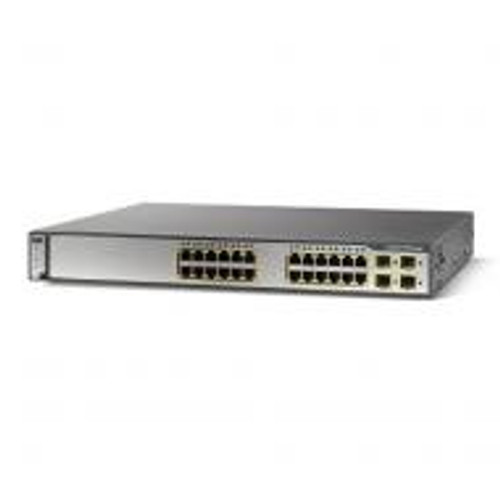 WS-C3750G-24TS-S1U | Cisco | Catalyst 24-Port 10/100/1000Base-T Layer-3 Managed Stackable Gigabit Ethernet Switch WS-C3750G-24TS-S1U | Cisco | Catalyst 24-Port 10/100/1000Base-T Layer-3 Managed Stackable Gigabit Ethernet Switch
