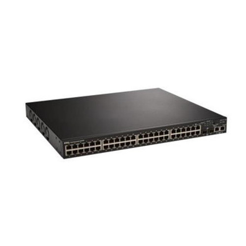 J327F | Dell | Powerconnect 3548P 48-Ports X 10/100 + 2X Shared Sfp + 2X 10/100/1000 Fast Ethernet Poe Switch