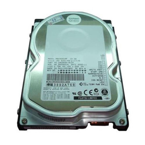 MAH3091MP | FUJITSU | 9Gb 7200Rpm Ultra 160 Scsi 3.5 4Mb Cache Hard Drive" MAH3091MP | FUJITSU | 9Gb 7200Rpm Ultra 160 Scsi 3.5 4Mb Cache Hard Drive"