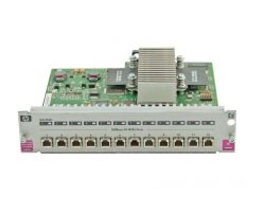 J4852A#ABA | HP | Procurve Switch 5372Xl 12-Ports Ethernet 100Base-Fx Ieee 802.3U Mtrj Module J4852A#ABA | HP | Procurve Switch 5372Xl 12-Ports Ethernet 100Base-Fx Ieee 802.3U Mtrj Module