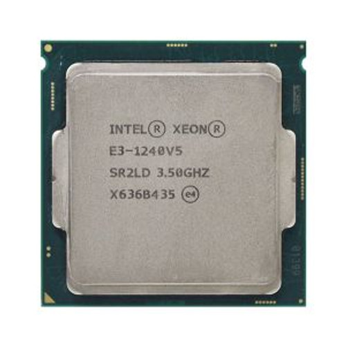 SR2LD | Intel | Xeon E3-1240 V5 Quad-Core 3.50Ghz 8.00Gt/S Dmi 8Mb L3 Cache Socket Lga1151 Processor SR2LD | Intel | Xeon E3-1240 V5 Quad-Core 3.50Ghz 8.00Gt/S Dmi 8Mb L3 Cache Socket Lga1151 Processor
