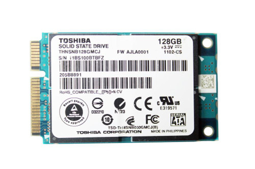 THNSNB128GMCJ | Toshiba | Sg2 Series 128Gb Mlc Sata 3Gbps Msata Internal Solid State Drive (Ssd)