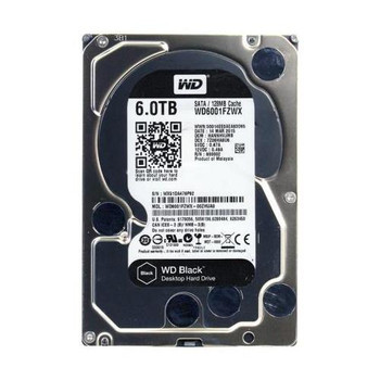 WD6001FZWX | Western Digital | 6Tb 7200Rpm Sata 6.0 Gbps 3.5 128Mb Cache Black Hard Drive"