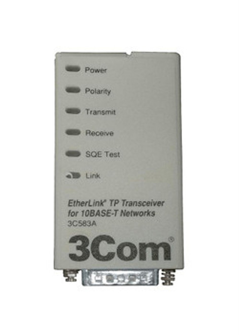3C583A | 3COM | 10Base-T Network Etherlink Twisted Pair Transceiver Module 3C583A | 3COM | 10Base-T Network Etherlink Twisted Pair Transceiver Module