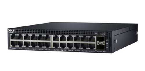 0MM39Y | Dell | Networking X1026 24-Ports SFP 10/100/1000Base-T PoE Manageable Layer 2 Rack-Mountable Gigabit Ethernet Switch