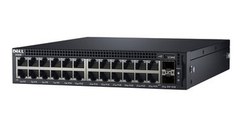 0MM39Y | Dell | Networking X1026 24-Ports SFP 10/100/1000Base-T PoE Manageable Layer 2 Rack-Mountable Gigabit Ethernet Switch