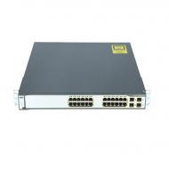 WS-C3750G-24TS-E1U | CISCO | Catalyst 24-Port 24 X 10/100/1000 Ethernet Ports + 4 X Sfp Layer-3 Managed 1U Rackmountable Switch