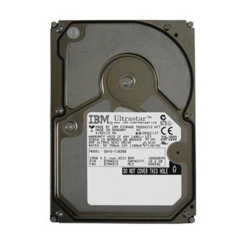 07N4512 | IBM | 18Gb 10000Rpm Ultra 160 Scsi 3.5 4Mb Cache Hard Drive"