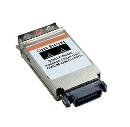 CWDM-GBIC-1570= | CISCO | 1Gbps 1000Base-Zx Cwdm Single-Mode Fiber 80Km 1570Nm Duplex Sc ConNECtor Gbic Transceiver Module