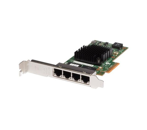 0X8DHT | DELL | INTEL I350-T4 Quad Port Gigabit Ethernet Full-Height Server Adapter