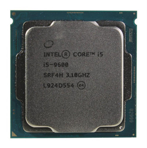 BXC80684I59600 | Intel | Core i5-9600 6-Core 3.10GHz 9MB L3 Cache 8.00GT/s DMI3 Socket FCLGA1151 Processor BXC80684I59600 | Intel | Core i5-9600 6-Core 3.10GHz 9MB L3 Cache 8.00GT/s DMI3 Socket FCLGA1151 Processor