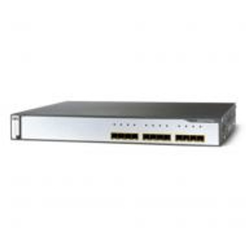 WS-C3750G-12S-E | CISCO | Catalyst 12-Port 10/100/1000 Layer-3 Managed Stackable Gigabit Ethernet Switch