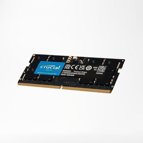 CT32G48C40S5 | CRUCIAL TECHNOLOGY |CRUCIAL 32Gb Ddr5-4800Mhz Pc5-38400 Non-Ecc Unbuffered Cl40 260-Pin Sodimm 1.1V Dual Rank Memory Module CT32G48C40S5 | CRUCIAL TECHNOLOGY |CRUCIAL 32Gb Ddr5-4800Mhz Pc5-38400 Non-Ecc Unbuffered Cl40 260-Pin Sodimm 1.1V Dual Rank Memory Module