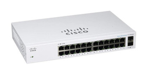 CBS110-24PP-NA | CISCO | 110 Cbs110-24Pp Ethernet Switch 24 Ports 2 Layer Supported Modular 2 Sfp Slots 17.29 W Power Consumption 100 W Poe Bu